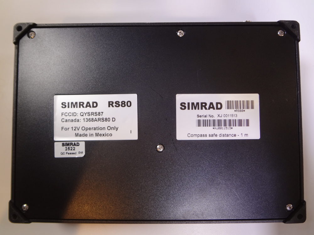 Simrad RS80 Marine VHF Radio Transceiver Processor Unit Only Working and Tested!