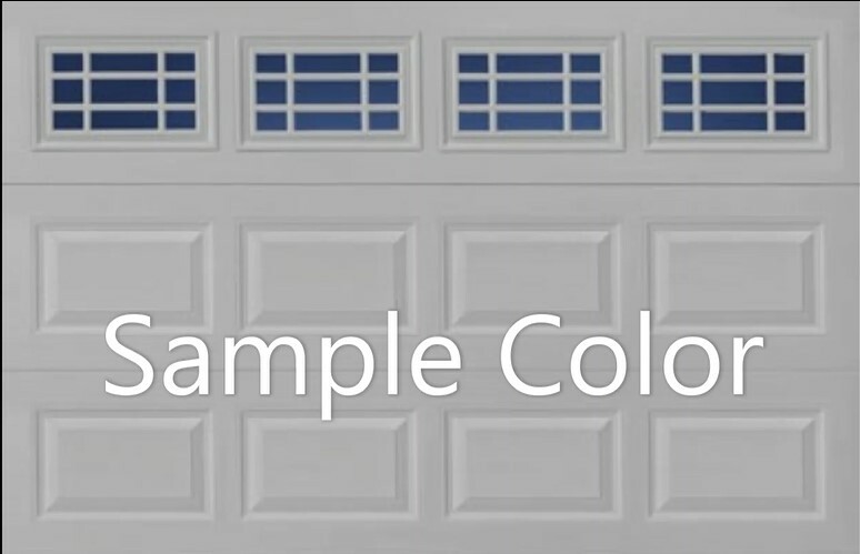 8 Amarr Prairie Replacement Inserts for Short Panel Amarr Garage Doors Sandtone