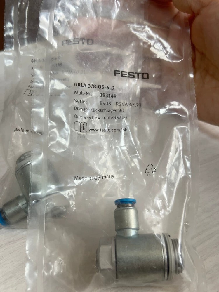 1pcs Festo throttle valve GRLA-3/8-QS-6-D 193149