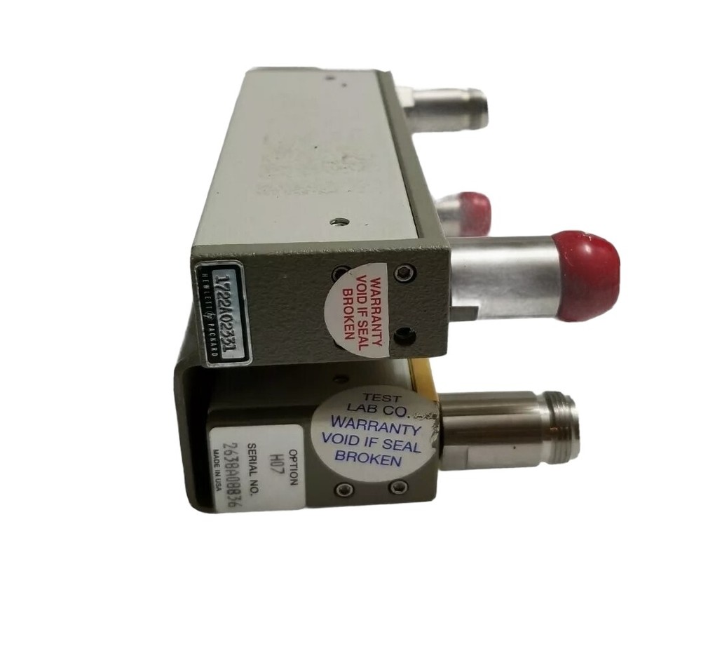 Genuine HP 33320H/11dB + 8496H/110dB Programmable Step Attenuator (Fresh Pull)