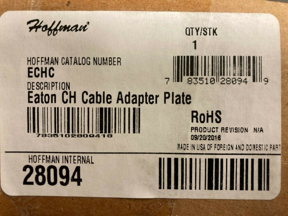 ECHC - Hoffman, Operator Adapters for Universal Cutouts