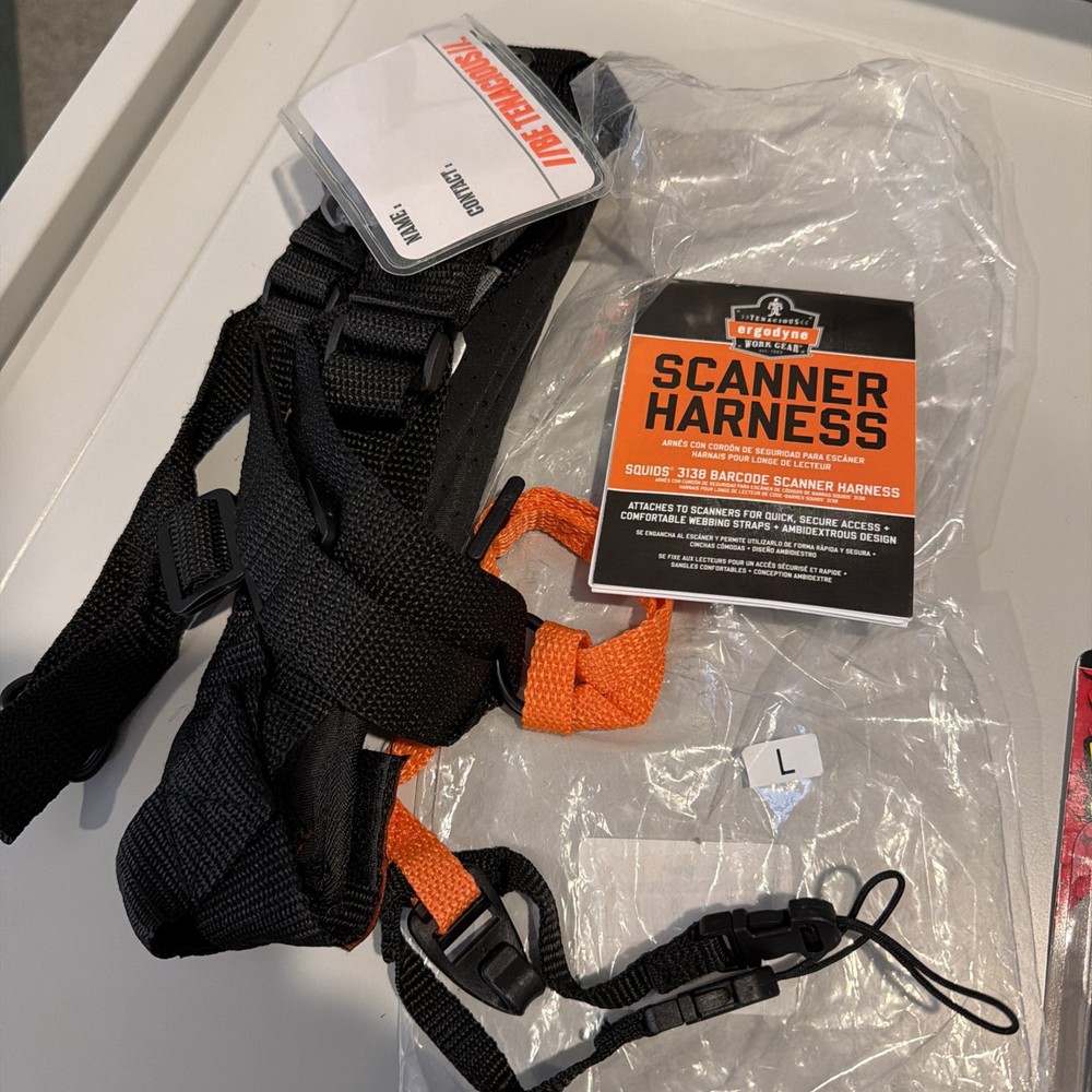 Ergodyne Squids 3138 Barcode Scanner Harness Size Large