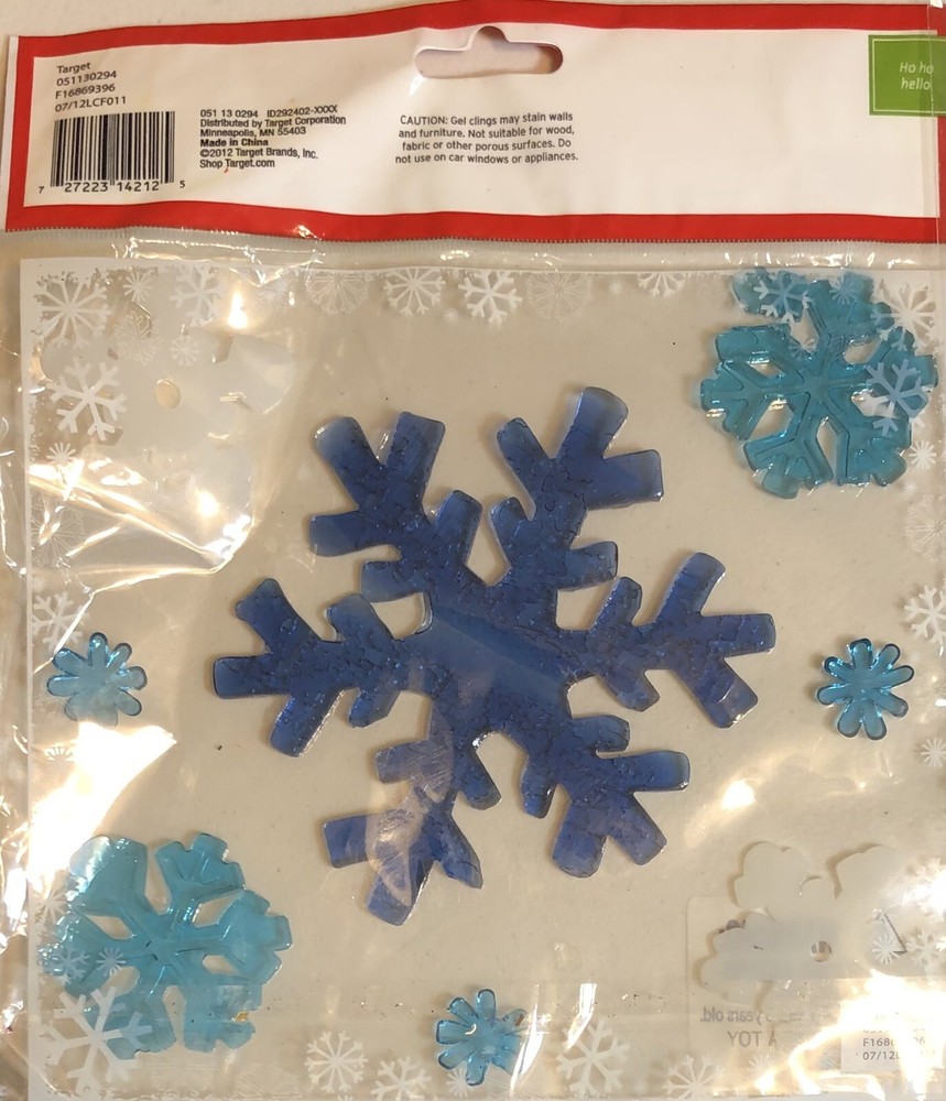 Christmas, Etc., Window Gels