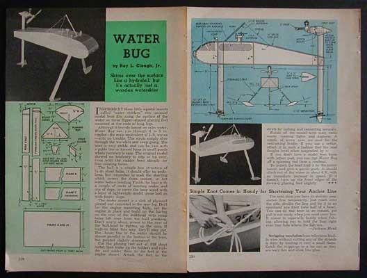 Tether Hydrofoil Model How-To PLANS Easy Build