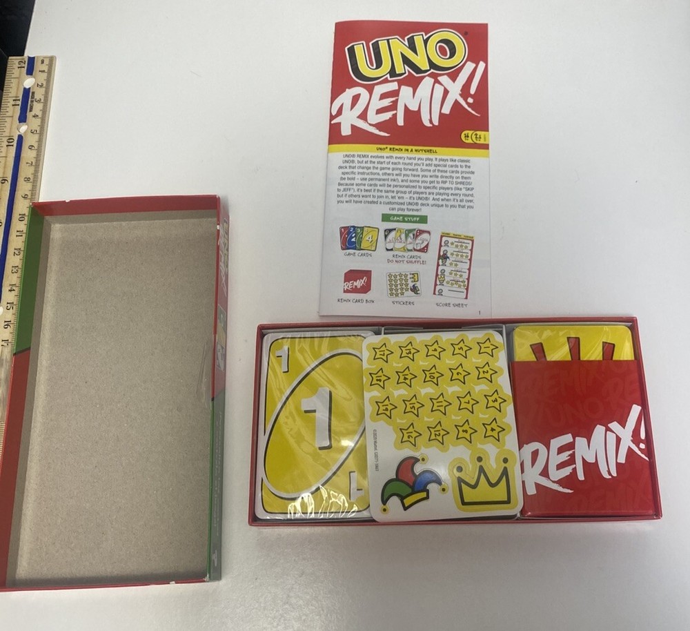 UNO Remix Card Game Mattel