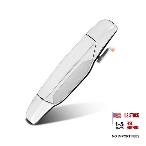 Front Passenger Right Side Exterior Door Handle, Compatible with Front Right