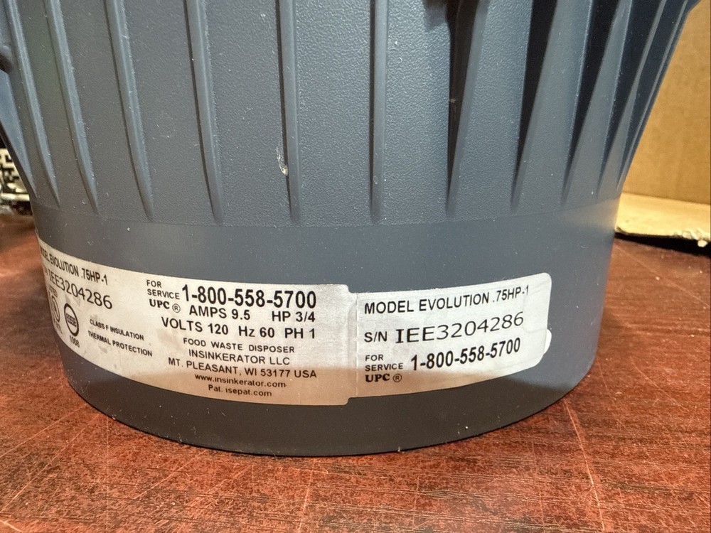 InSinkErator Evolution 0.75HP Garbage Disposal System - 80021-ISE