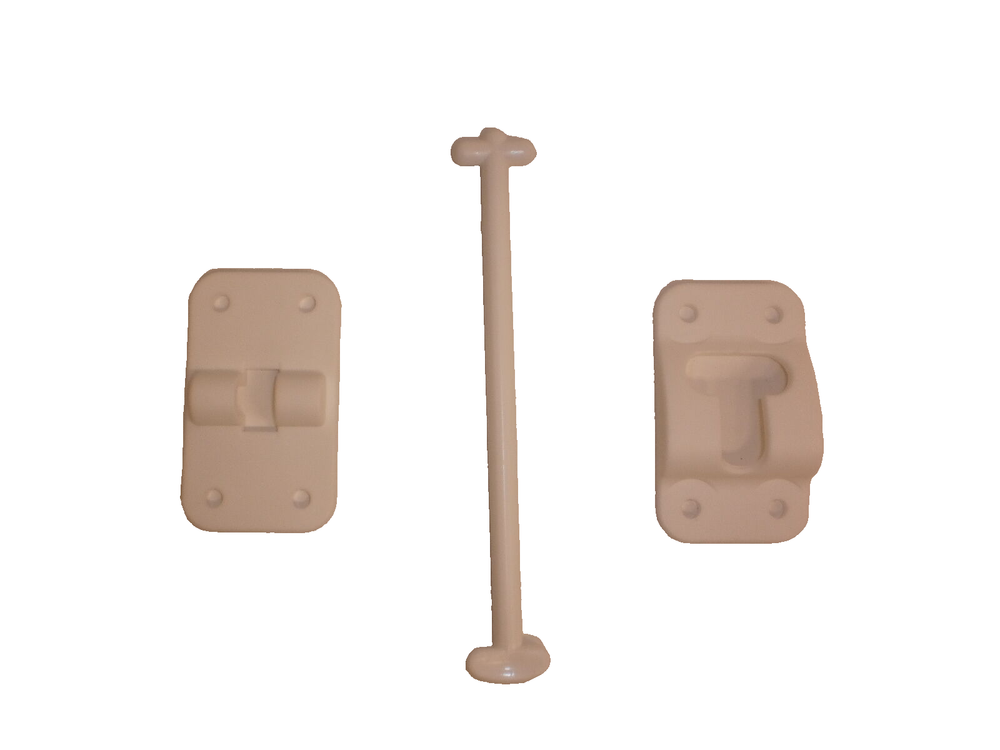 6" White Trailer Door Catch Hold Back Holder Keep Hook RV Camper Cargo 6