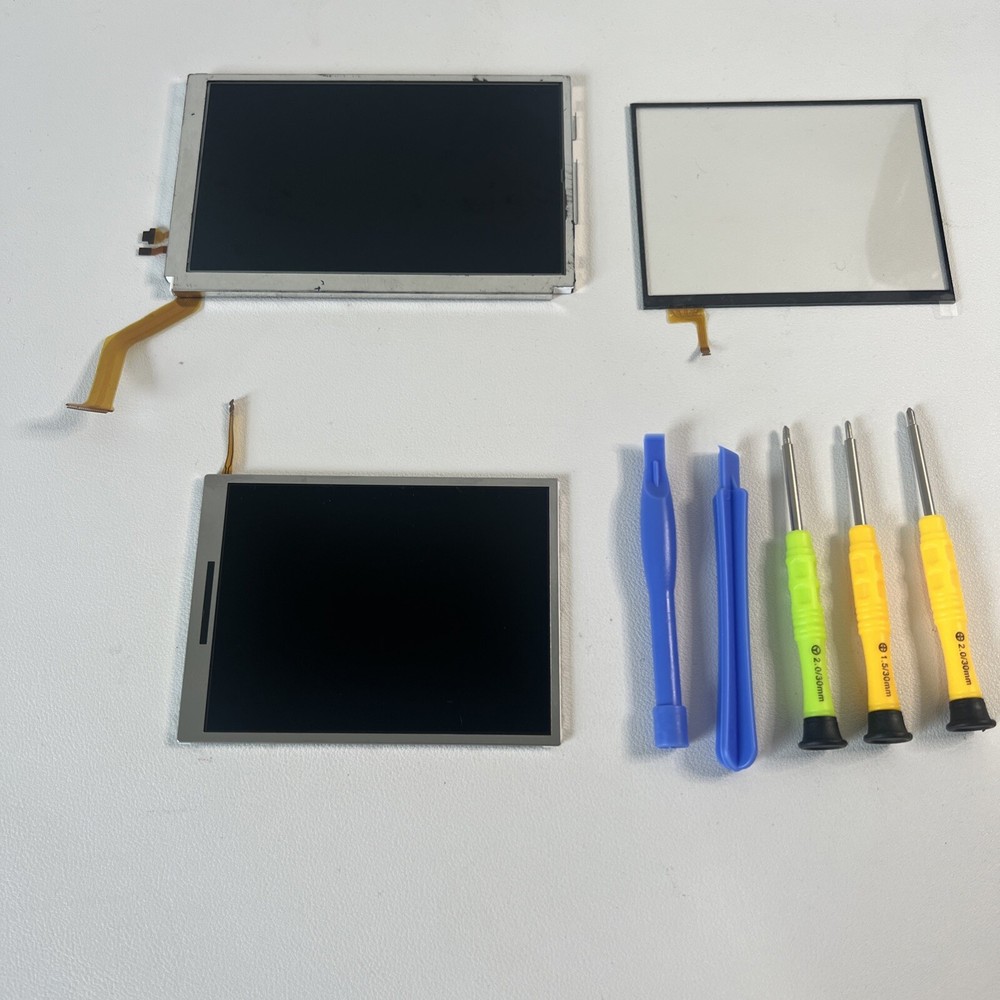 NEW Nintendo 3DS XL Top & Bottom Screen LCD Screen Display Replacement 2015+