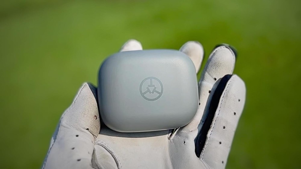 TecTecTec TEAM8 E - Golf GPS Earbuds - Distance to Front/Middle/Back - Gray