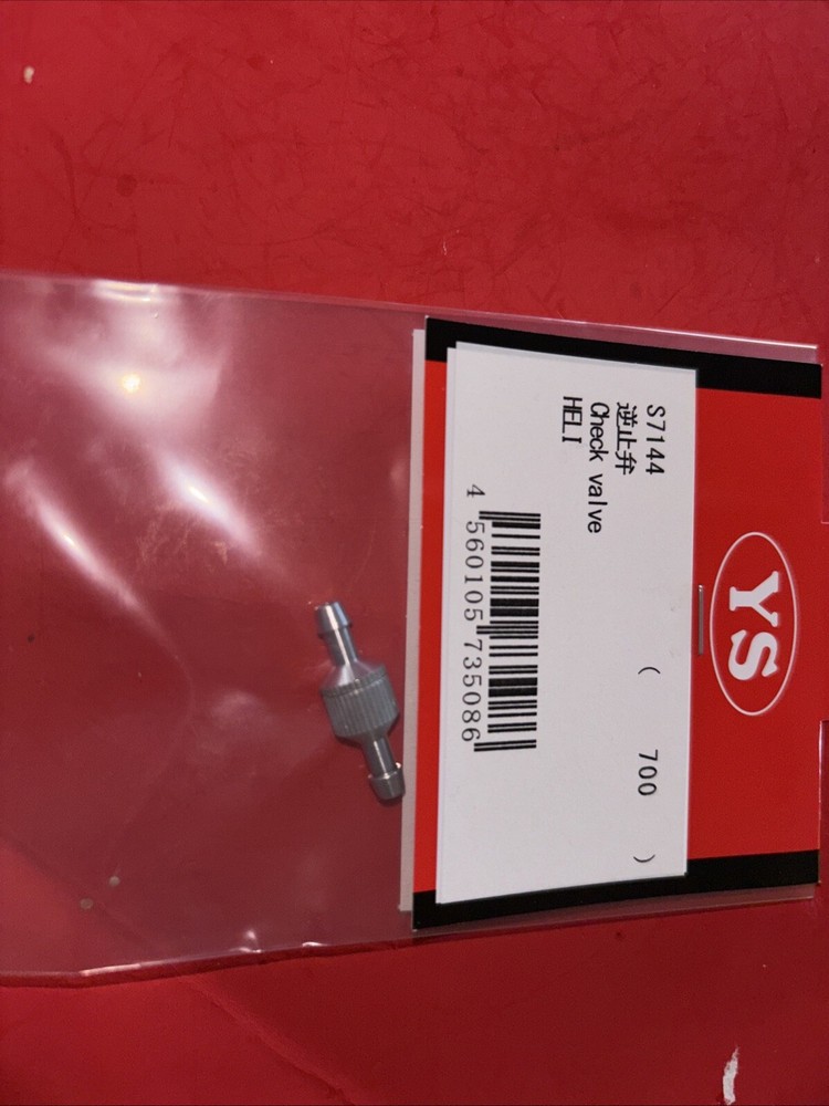 YS HELICOPTER CHECK VALVE # S7144 NIP