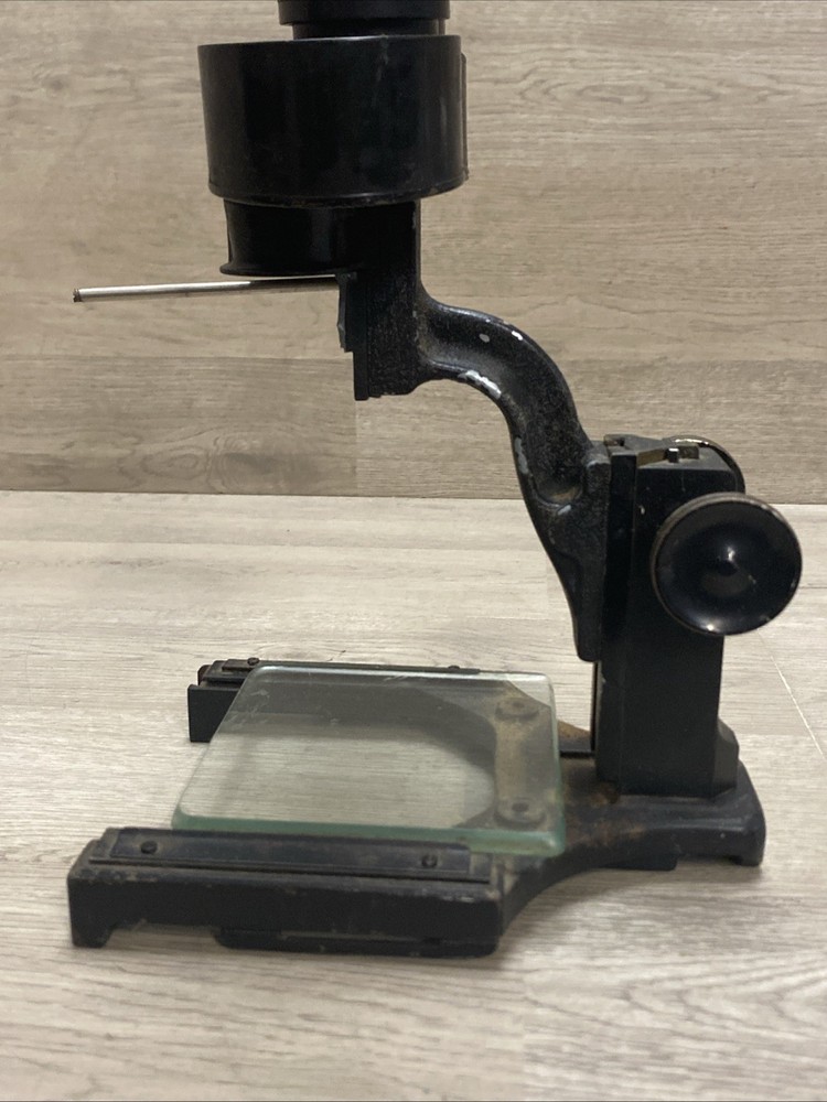 Antique Spencer Buffalo Microscope Adjustable Height HTF