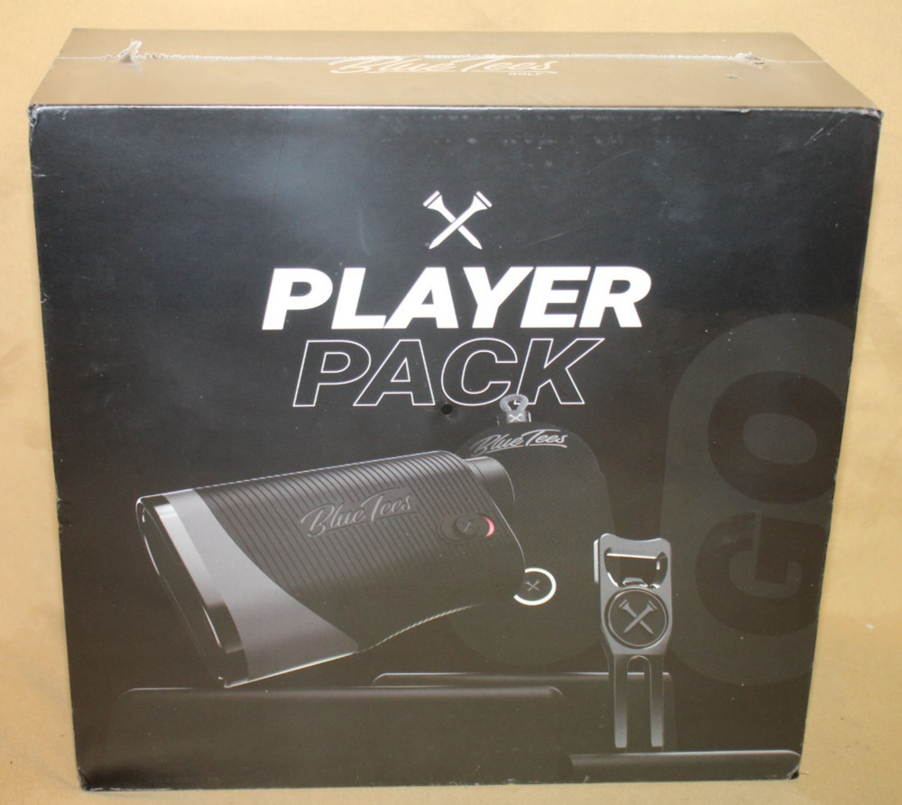 Blue Tees Golf Player Pack GO Bundle Rangefiner/Speaker/Divot Tool Pack SEALED