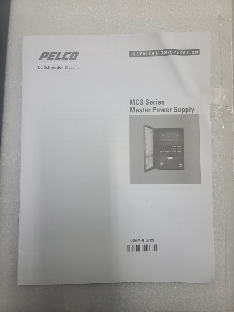 Pelco MCS4-2B Master Camera Power Supply, 2A, 120/240V