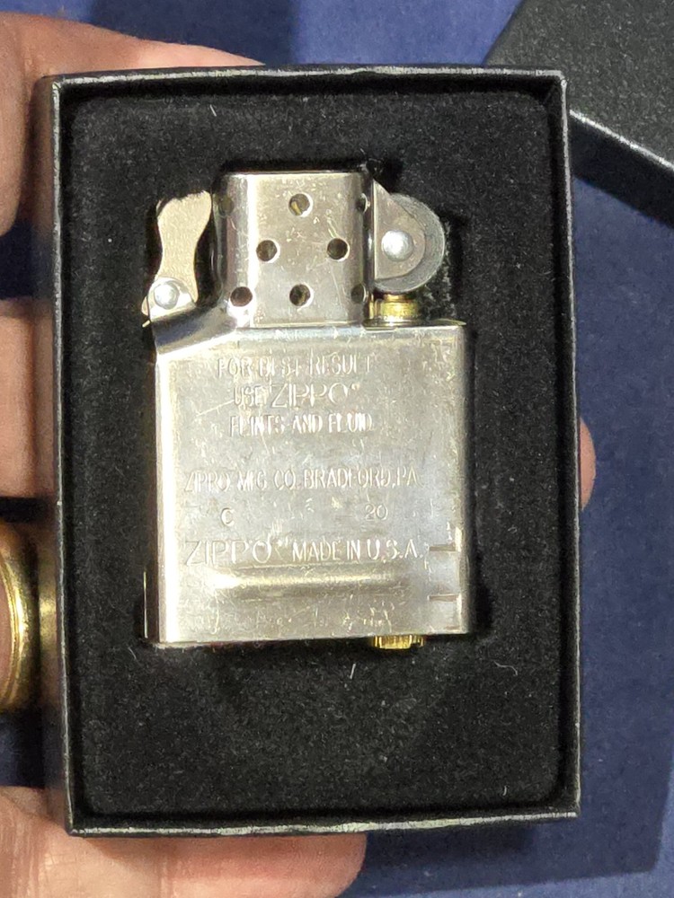 New Zippo Replacement Lighter Insert - Silver - Never Even Fired, New & w/ Box