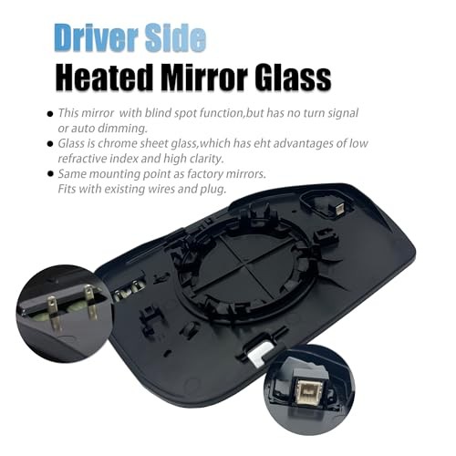 Right Passenger Side Mirror Replacement for Ford Explorer 2020 2021 2022 RIGHT
