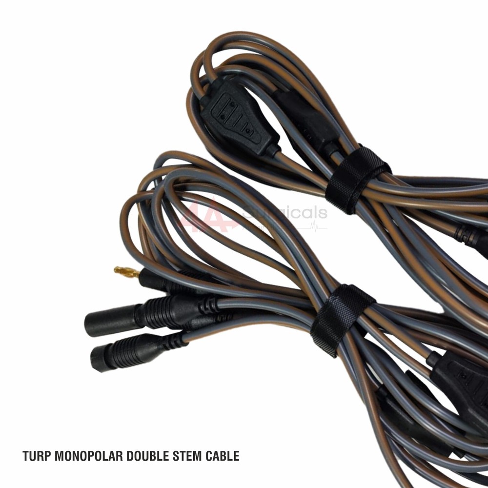 4A MONOPOLAR TURP HIGH FREQUENCY DOUBLE STEM CABLE