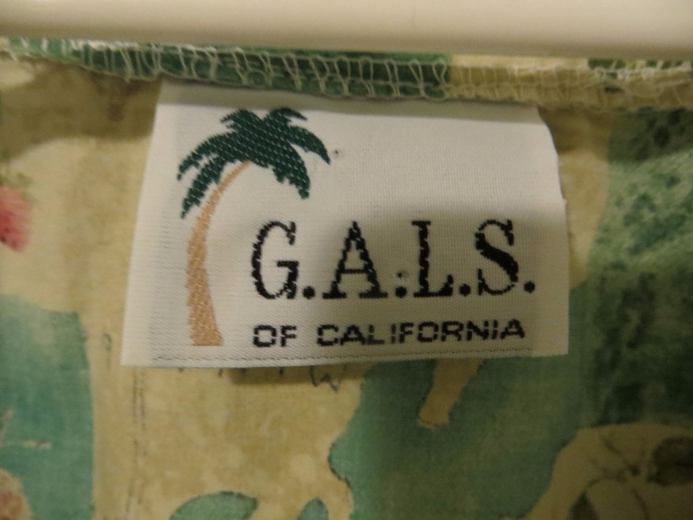 SCRUB UNIFORM TOP SMALL Long Sleeve Button Down G.A.L.S. Brand EUC