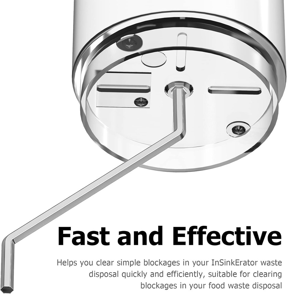 Garbage Disposal Wrench, 2 Pack Garbage Disposal Allen Wrench Tool Compatible wi