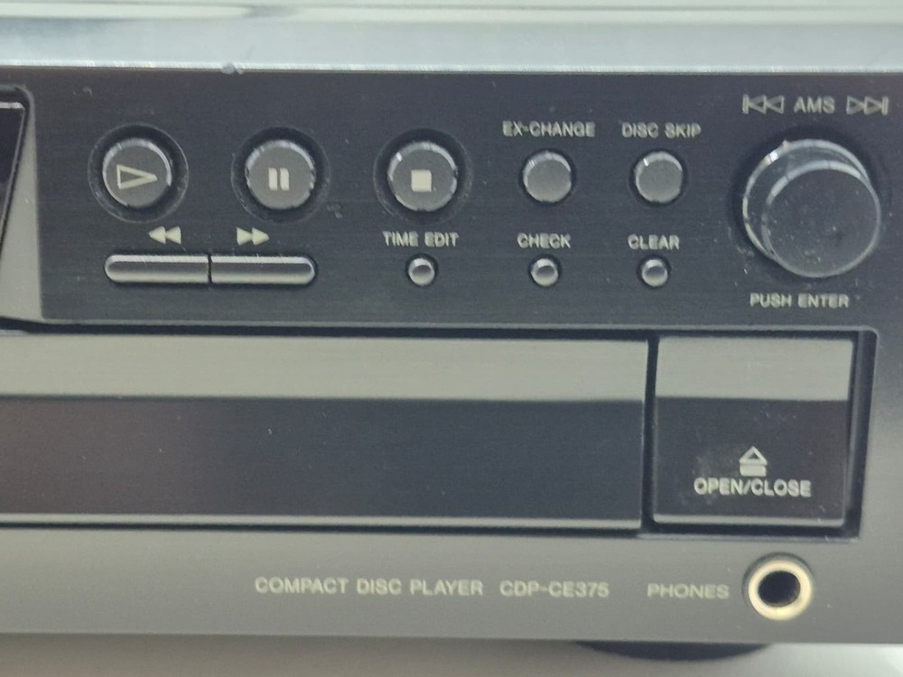 Sony CDP-CE375 Compact Disc CD Player 5 Disc Carousel Changer - CD Player Only