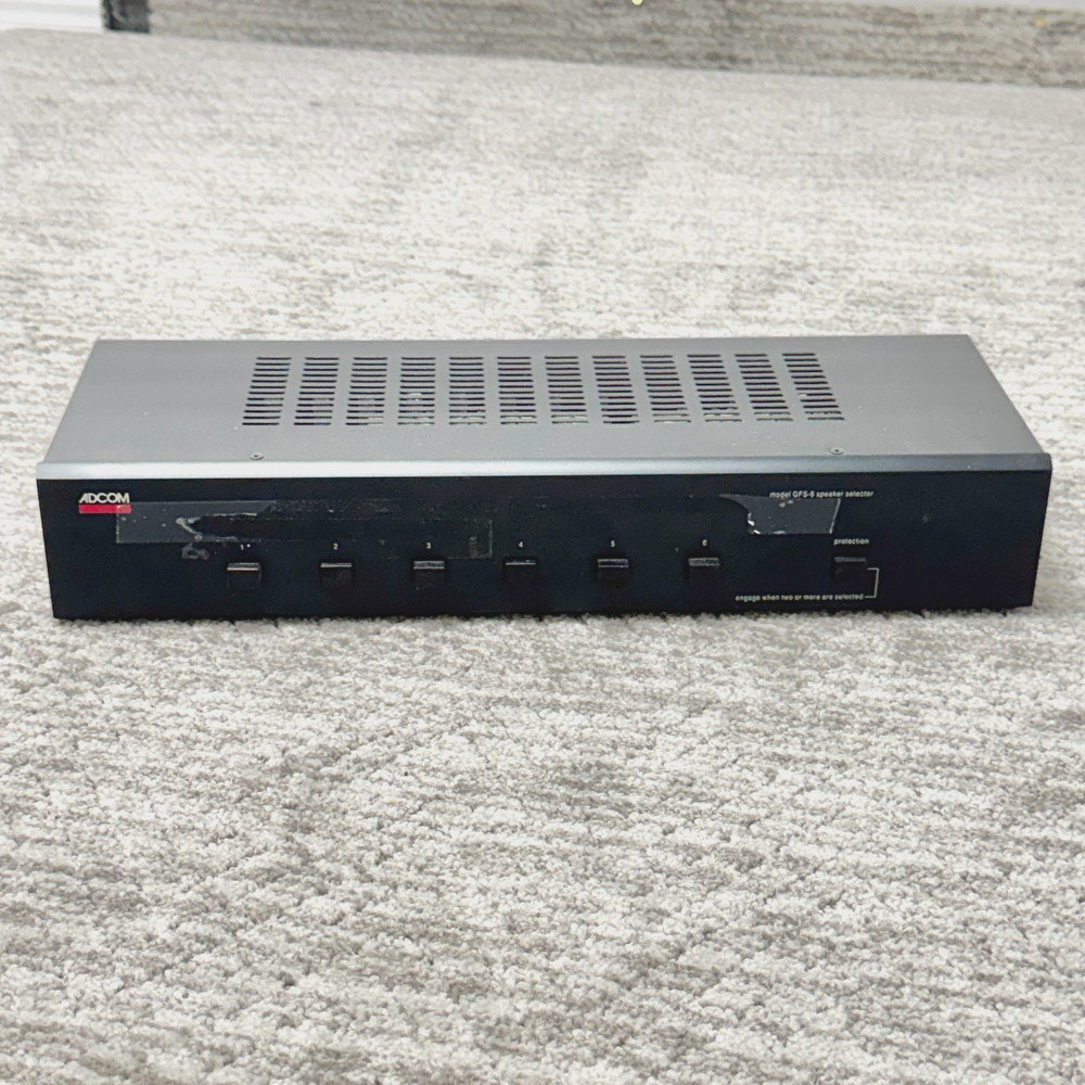 ADCOM GFS-6 Speaker Selector Amp Protection