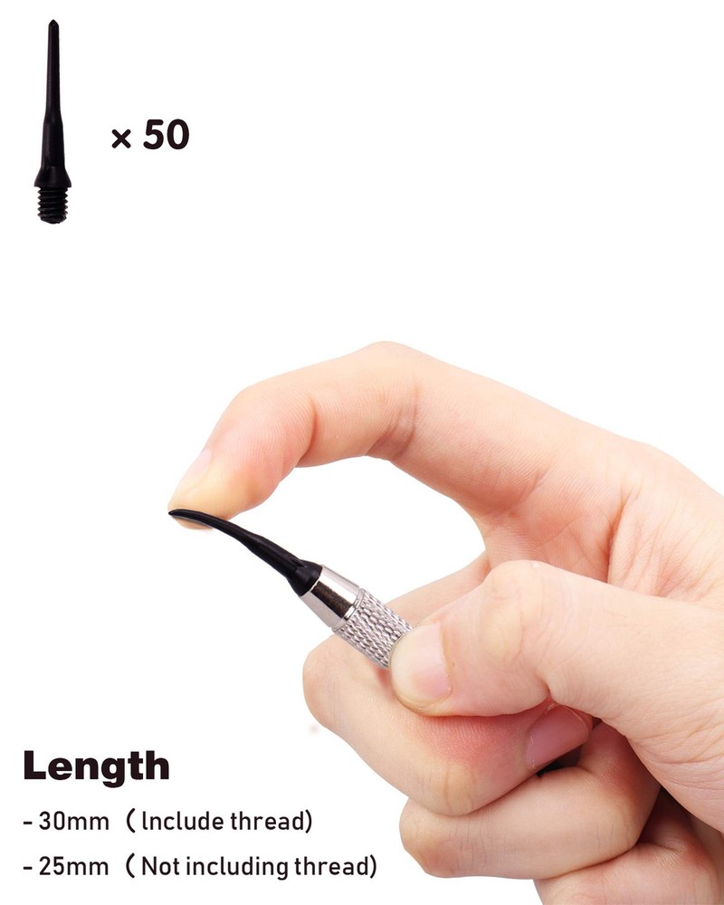 Turnart Darts Plastic Tip - Professional Soft Tip Darts Set for Electronic Da...