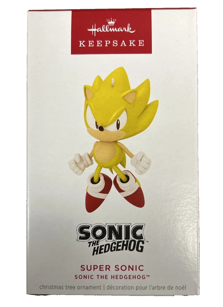 Hallmark Keepsake 2025 Super Sonic the Hedgehog Ornament