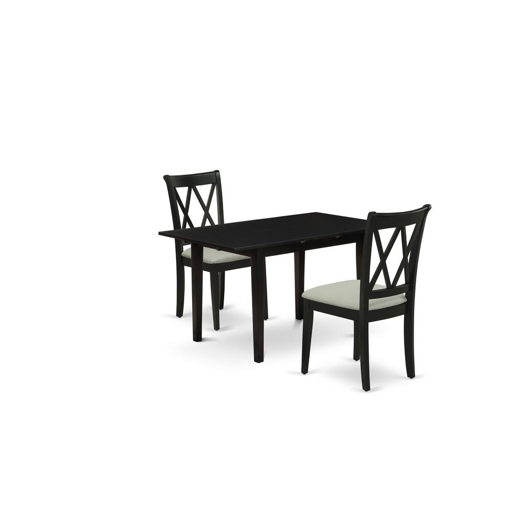 Dining Table- Dining Chairs, NOCL3-BLK-C
