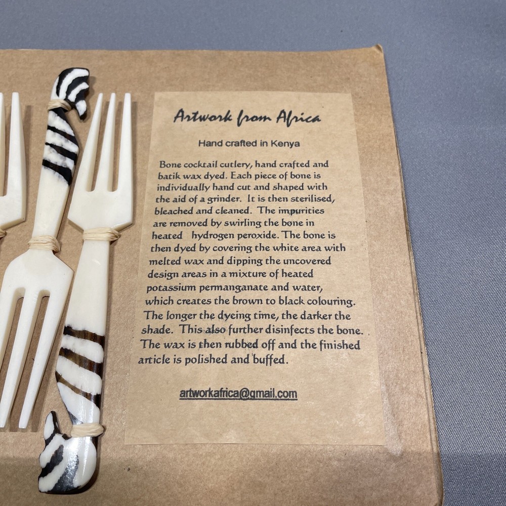 African Bone Cocktail Cutlery