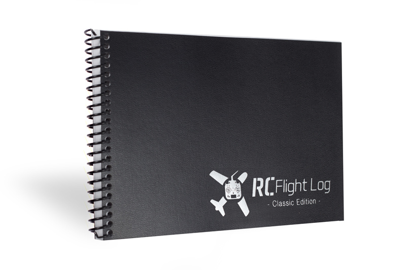RC Airplane & Drone Flight Log Remote Control Logbook Classic Edition
