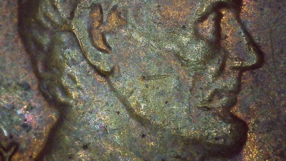 1980 Lincoln Penny error misaligned die, missing details