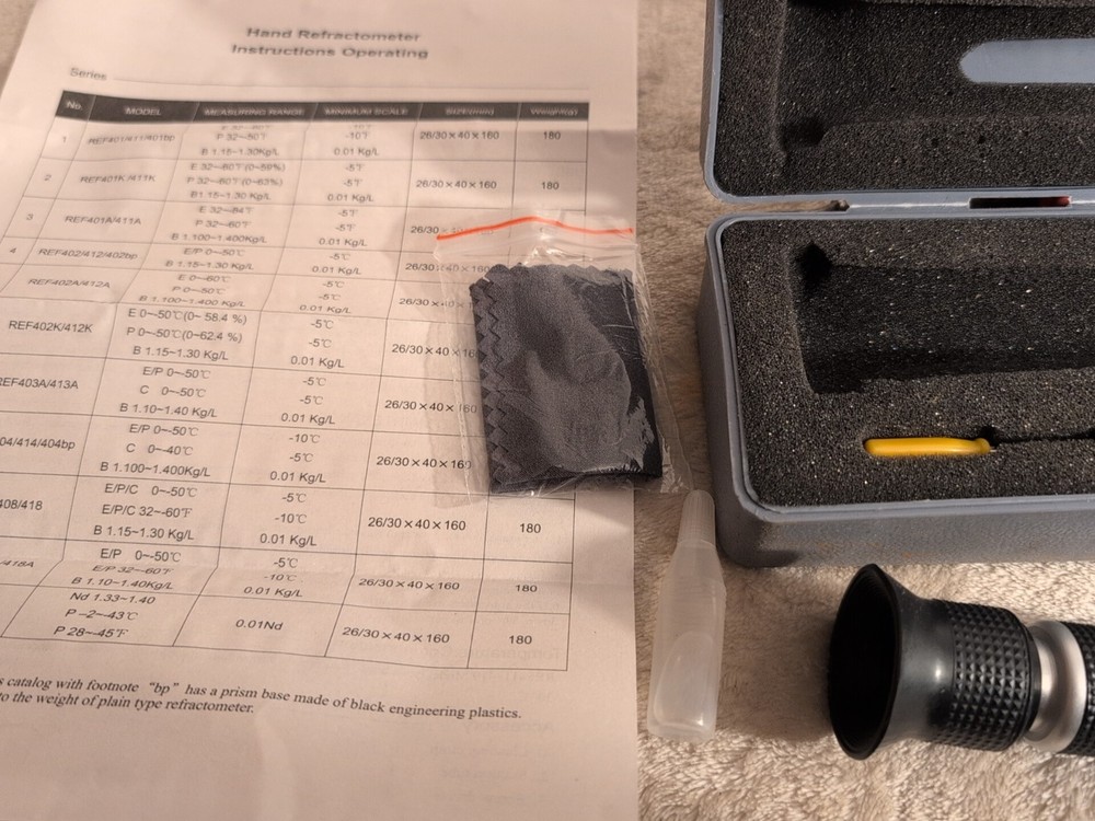 HAND-HELD REFRACTOMETER New Never Used