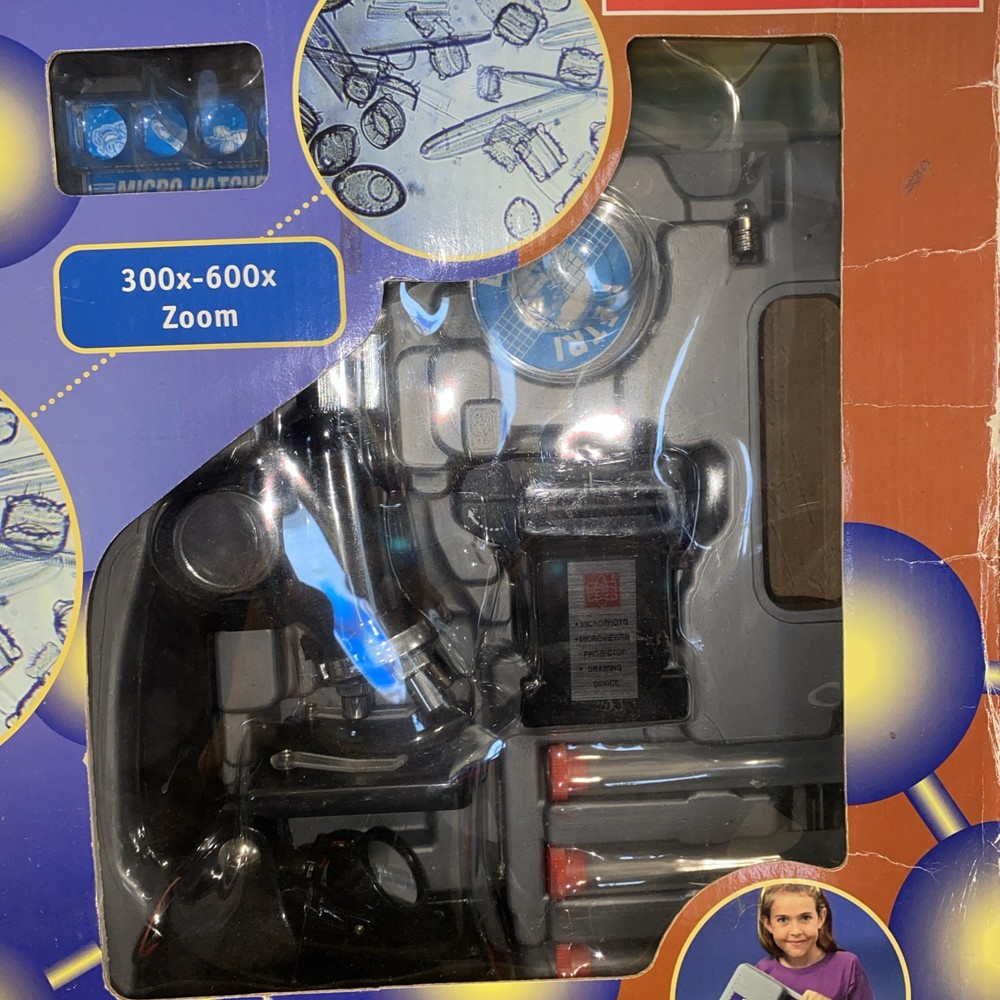 Science tech deluxe microscope 78 Pc Set Inbox Never Opened