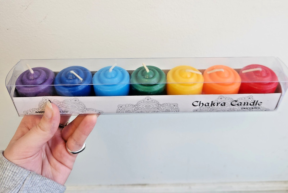 Seven Chakra Votive Candles