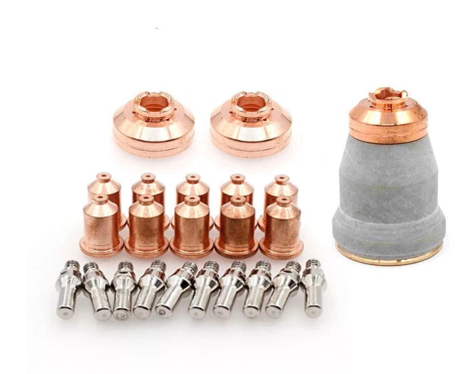 24pc Plasma Shielded electrode Nozzle Set for PT60 PT40 iPT-60 IPTM60 Torch