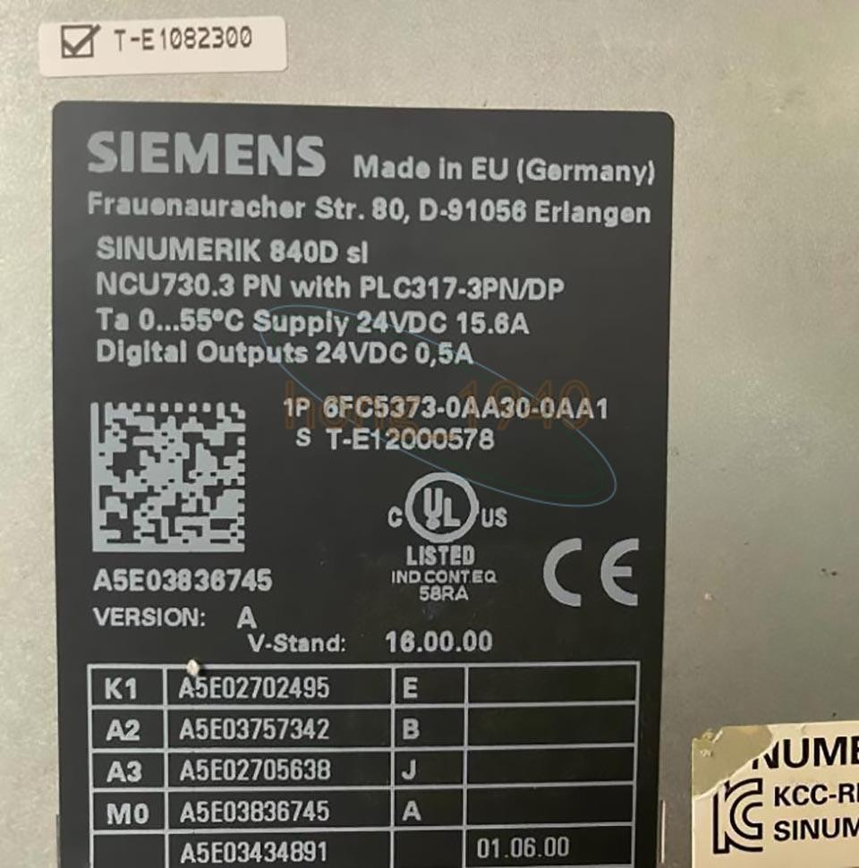 1PCS USED SIEMENS Controller 6FC5373-0AA30-0AA1