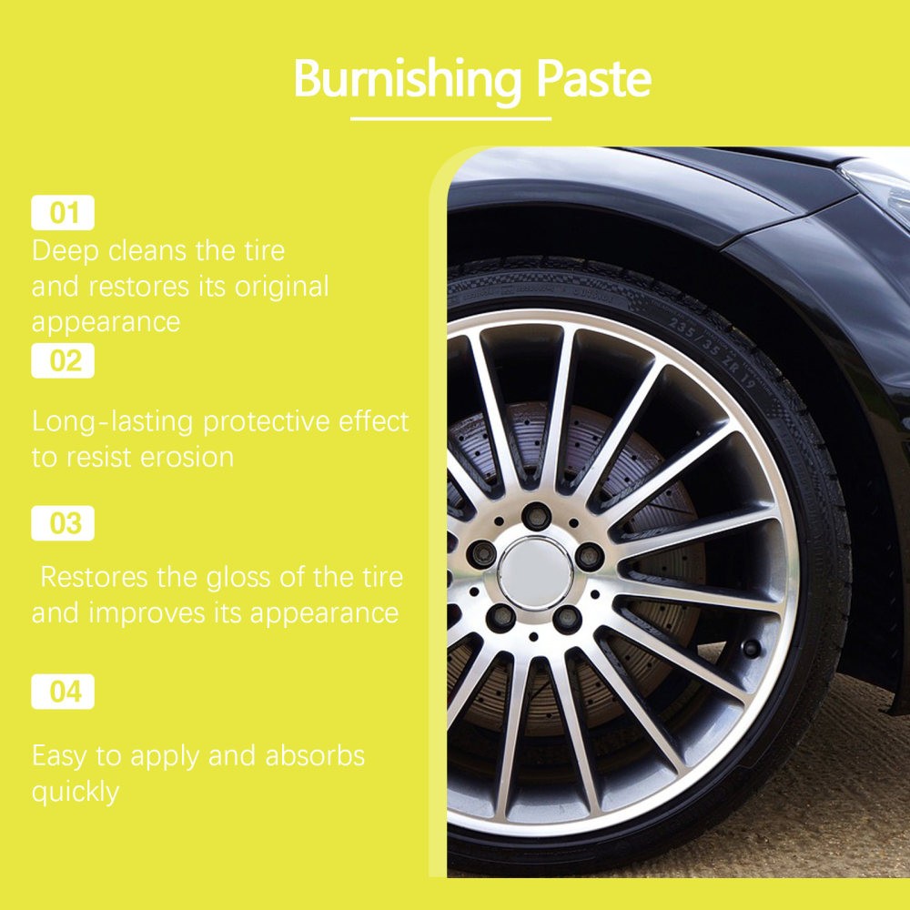 tire maintenance coating paste tire coating decontinat