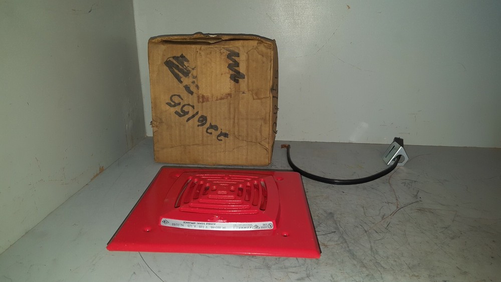 Edwards Flush Firehorn, MISSING SCREWS, 120V, 880-N5