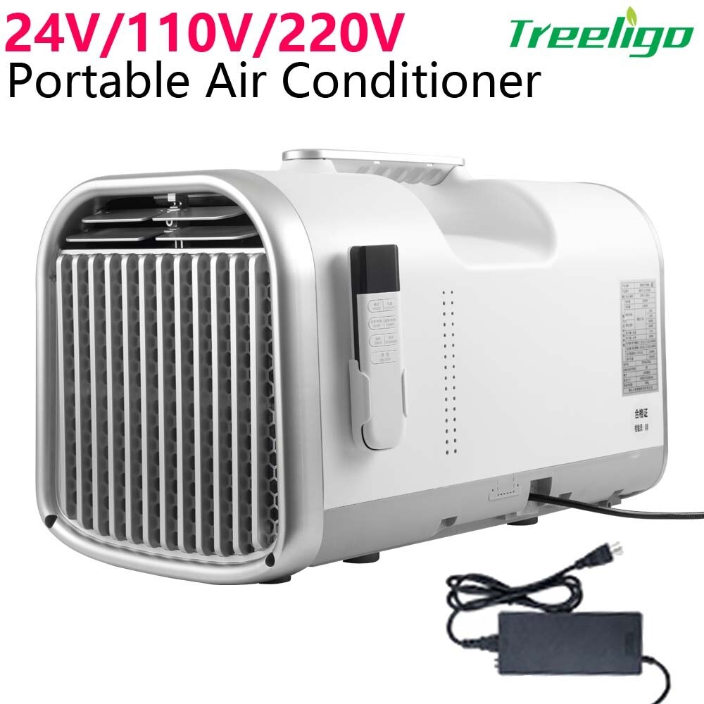 24V/110V/220V Electric Portable Air Conditioner Mini Camping Tent A/C For RV
