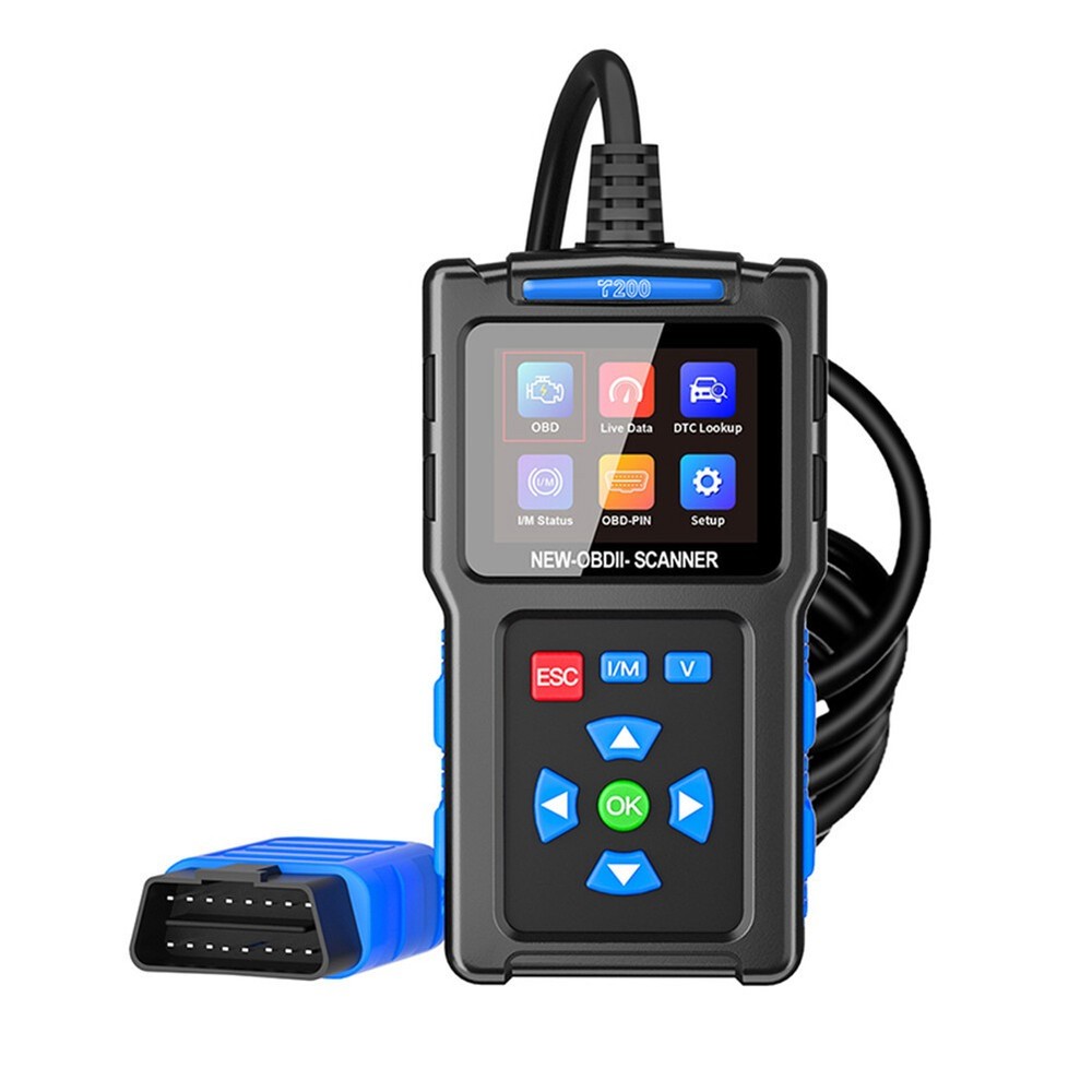 Code Reader Car Diagnostic Scan Tool Check Engine Fault T200 Car OBD2 Scanner US