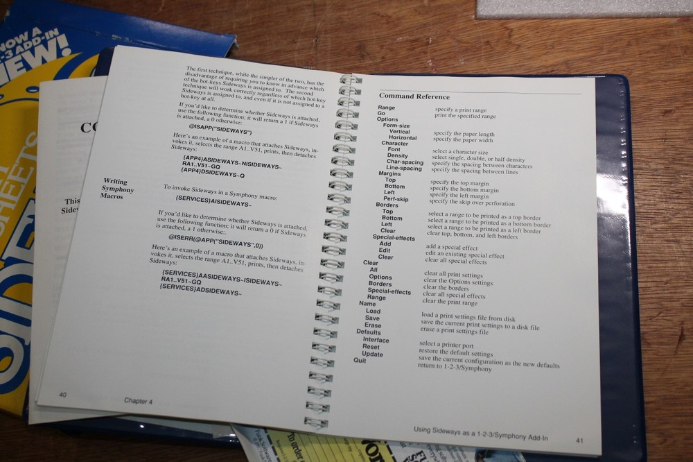 Vintage Sideways V3.10 The Right Way To Print Spreadsheets MS DOS Version