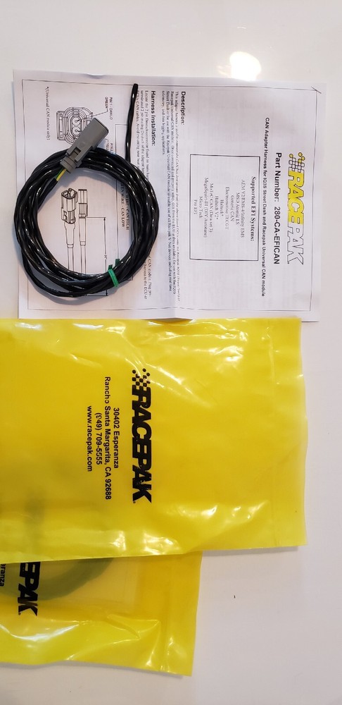 RACEPAK 280-CA-EFICAN ECU INTERFACE CABLE