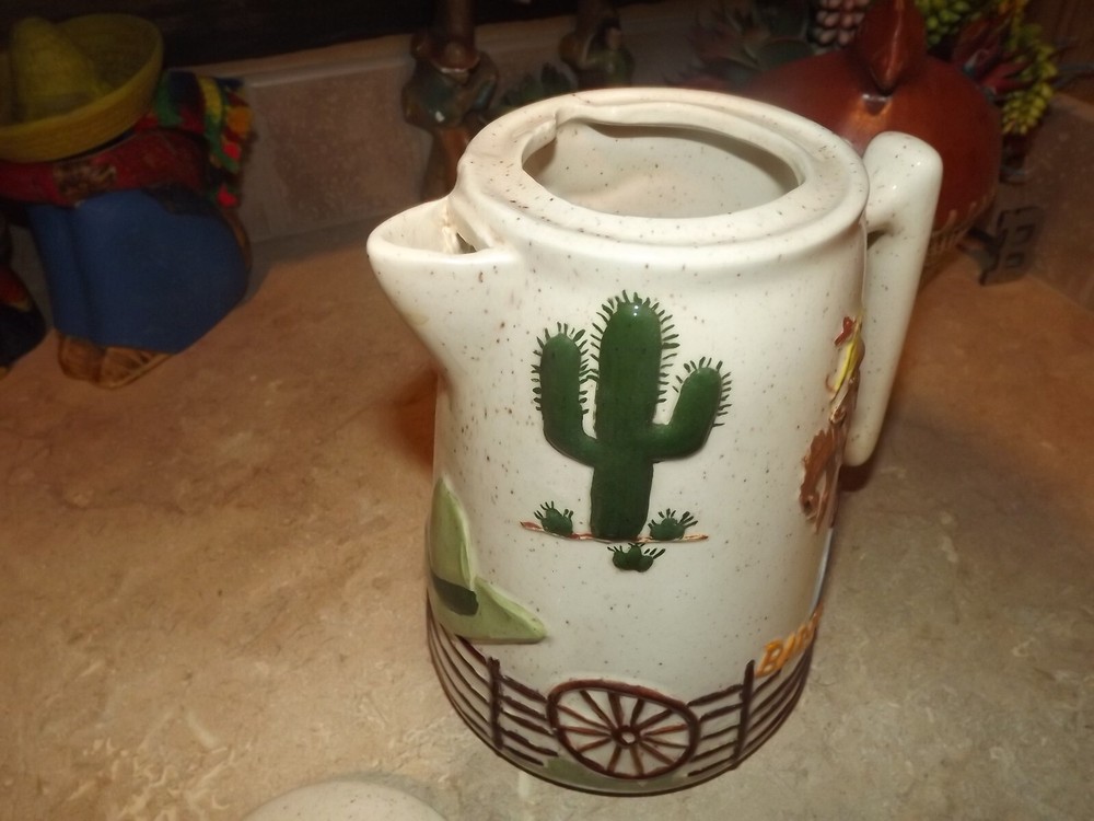 Unmarked Ceramic coffee pot display item!