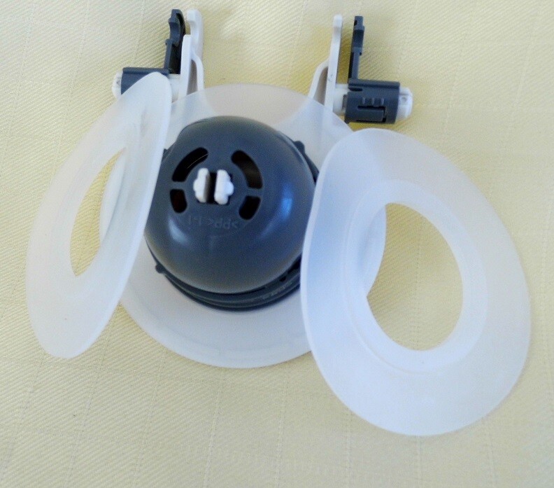 3-inch Removable Nipple Flapper w/ 2 Extra Silicone Seals, Universal Flapper