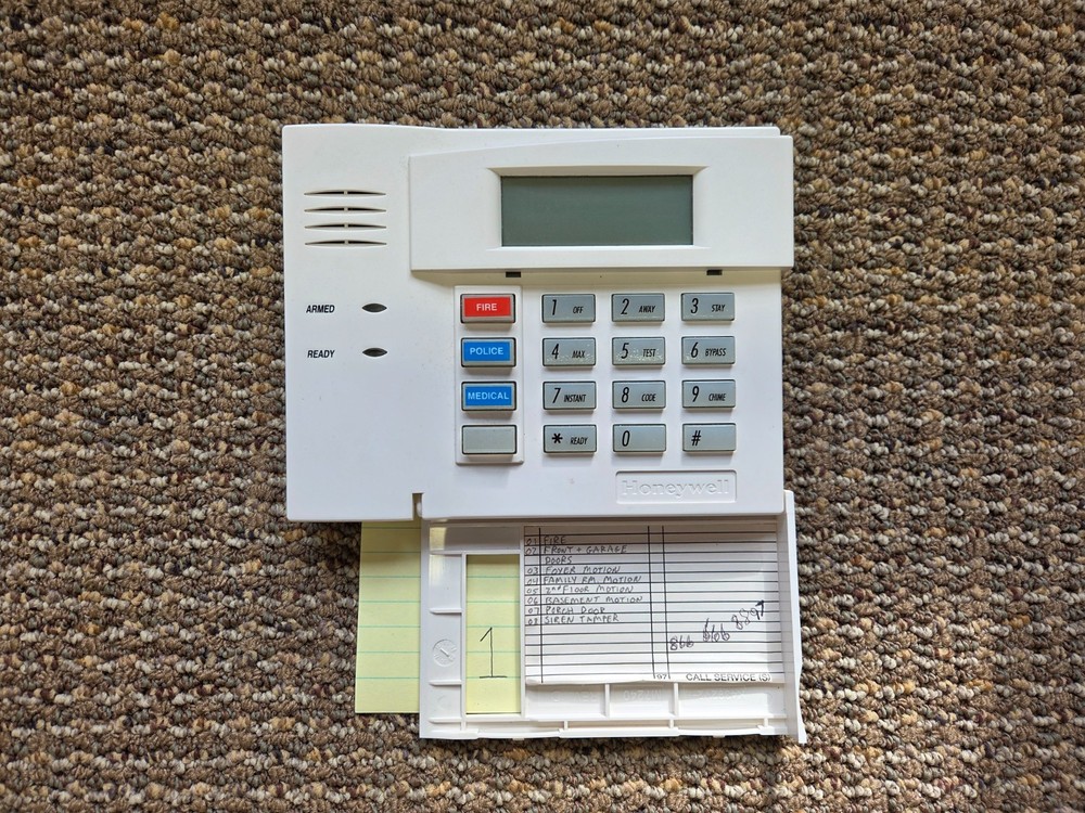 Honeywell 6150 Fixed English Keypad with Function Buttons (1)