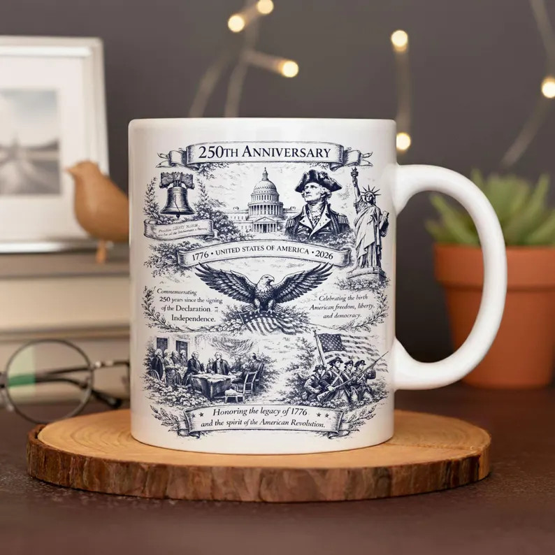 250th Anniversary Mug Commemorative Gift Coffee