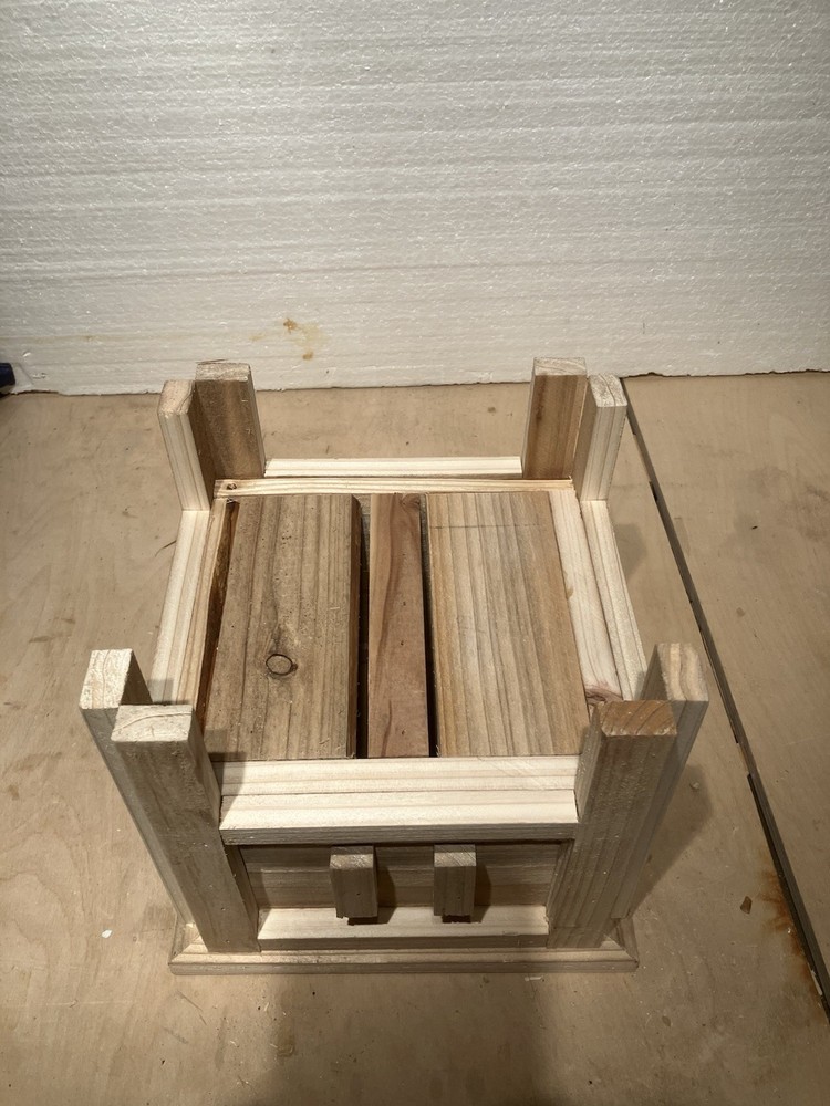 Rustic Wooden Cedar Planters Box Home Decor Storage Multipurpose