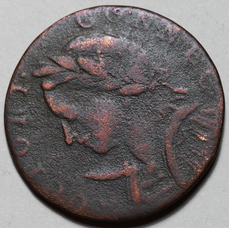 1787 Connecticut Colonial Copper, Horned Bust