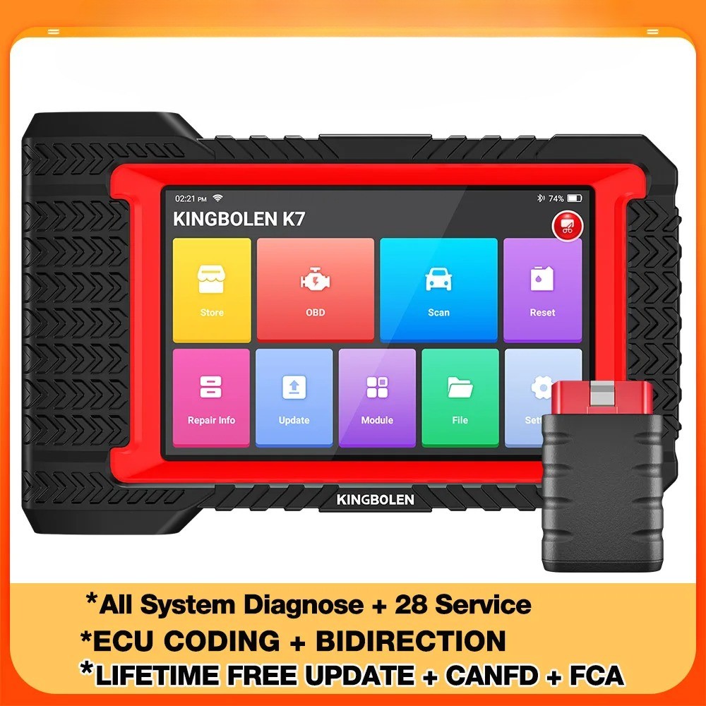 OBD2 Scanner ECU Coding Active Test 28 Reset AF Reset ALL System Diagnostic Tool