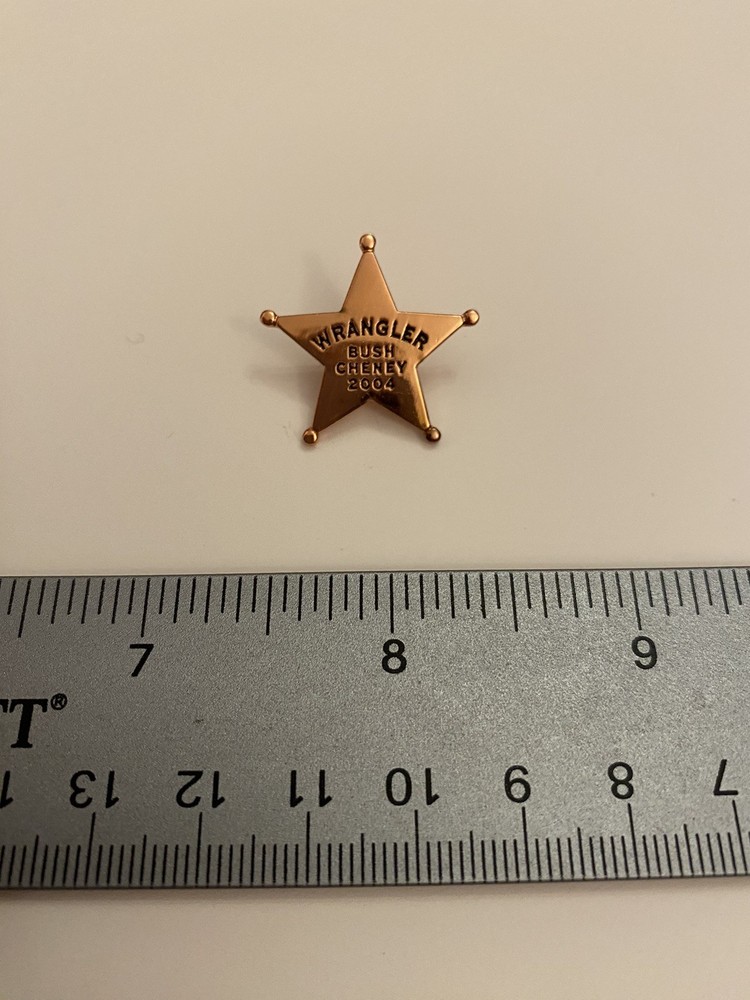Wrangler Bush Cheney 2004 Lapel Pin P78